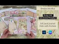 Design with Junk Journal Templates DIY Printable Junk Journal Folio with Pockets
