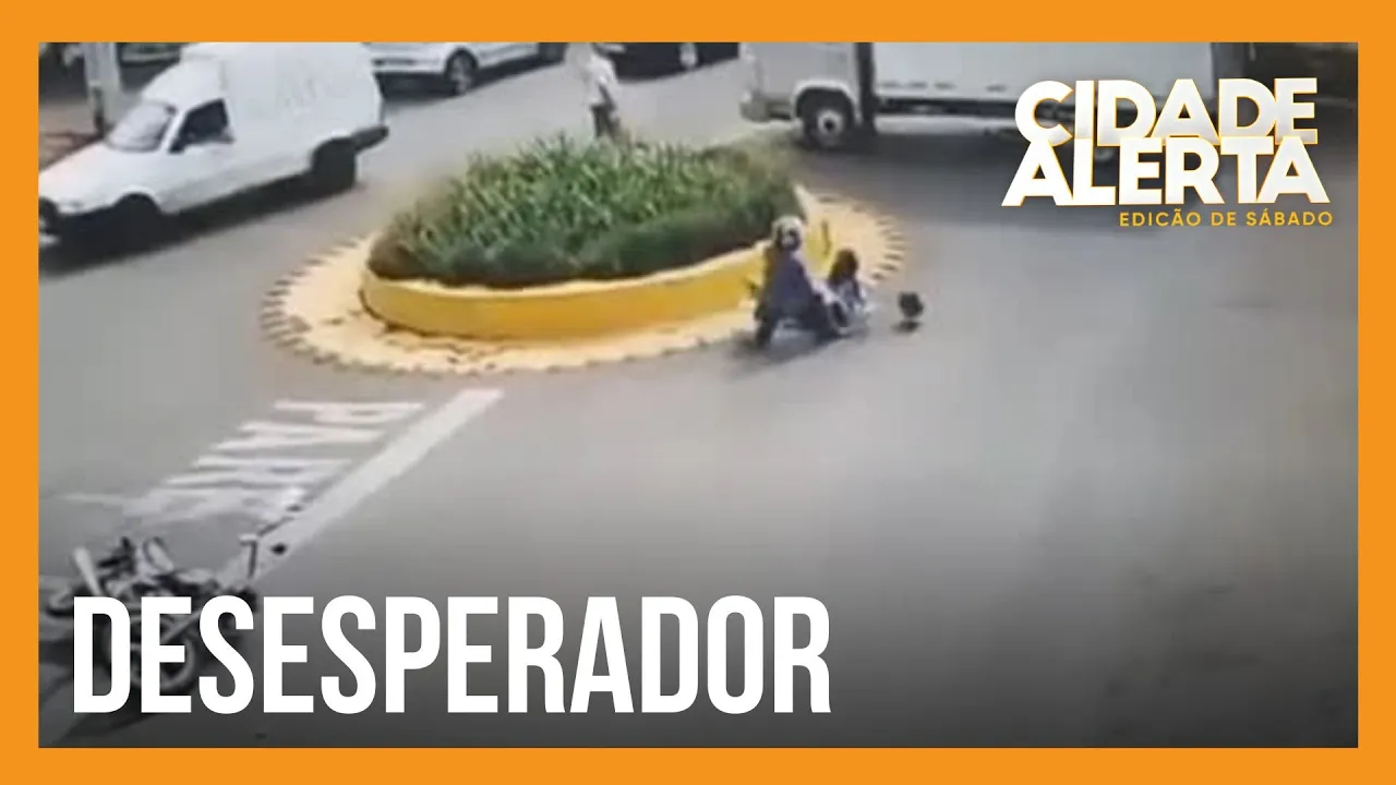 Menina de 13 anos é arrastada por fios de energia que ficaram enroscados em carreta