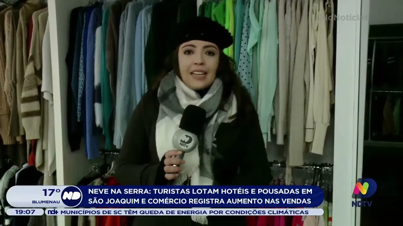 Neve na Serra: turistas lotam hotéis e pousadas de São Joaquim