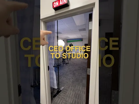CEO Office Turned YouTube Studio