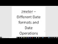 Performance Testing Exper - Jmeter