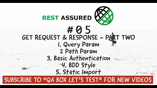 Part 5-Rest Assured - GET Request