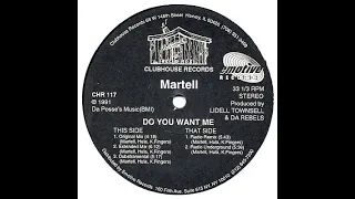 martell do you want me extended mix clubhouse records 1991