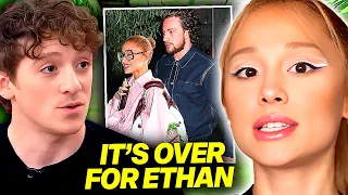 ariana grande seeing another married man after dumping ethan caught with aaron taylor johnson 