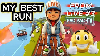 Best Run Subway Surfers from Live Stream #3 😱🤩