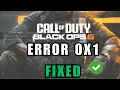 How to Fix Error 0x1 for XBOX GamePass for Call Of Duty Black Ops 6