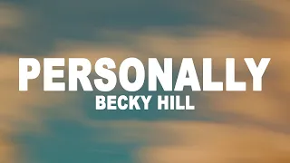 becky hill personally lyrics 