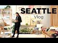 Life in Seattle Vlog Spring Apartment Refresh Ballard Aesthetic Home Decor Shops Painting