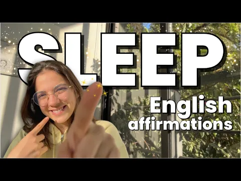 A1: lição de listening — Sleep and : Shadow Positive Affirmations 😴 | Miss Honey 🍯