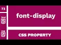 CSS Property font-display explained
