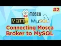 JavaScript-based MQTT Mosca MQTT js MySQL