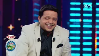 هنيدي بيحكي قصة رجل المعزة في فيلم جاءنا البيان التالي دي حدوته تخوف 