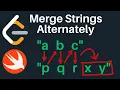 Leetcode with Swift 1768 - Merge Strings Alternately
