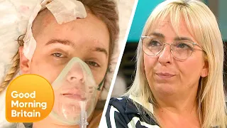24 year old angel lynn first words 3 years after escaping abusive boyfriend good morning britain