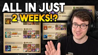 FINISHED SUMMONERS WAR IN 2 WEEKS? Full Progression Recap Ep.8 - Summoners War