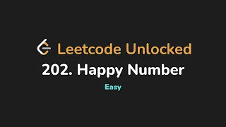 202 Happy Number Leetcode Unlocked - Python