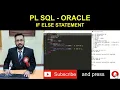 PLSQL BLOCK - PRACTICAL DEMO OF IF ELSE STATEMENT TO CHECK CONDITION