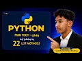 Python in Pashto LIST METHODS in Python 22 FMK Tech -
