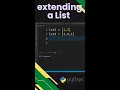How to Extend a List in Python Python List Tricks