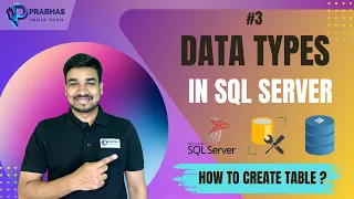 3 Data Types in SQL Server with Examples How to Create Table in SQL Full Beginner Tutorial