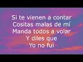 PEDRO FERNANDEZ - YO NO FUI (LETRA)