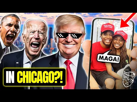 Download MP3 Young Black Patriots Wear MAGA Hats In Downtown Chicago | What Happens Next is INSANE 🇺🇸