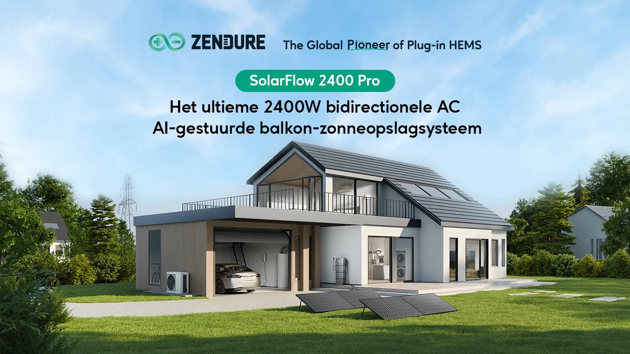 Zendure — Zendure SolarFlow 2400 Pro — AI-gestuurde energieopslag (YouTube video ad)