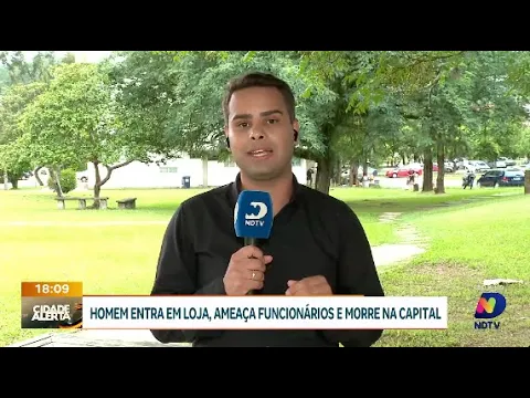 Homem em surto psicótico morre após invadir loja e ameaçar funcionários em Florianópolis