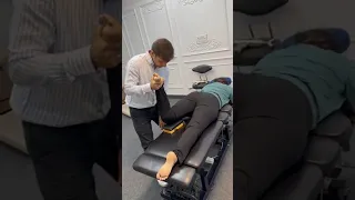 Chiropractic Adjustment by Dr. Pankaj Choudhary| Best Chiropractor in Jaipur| #Sciatica|