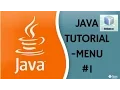 Menu in Java Netbeans Part 1