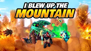 I blew up the mountain.. 😅