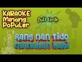 Download Lagu Karaoke Minang || Rang nan Tido Manahan Hati || Full Lirik