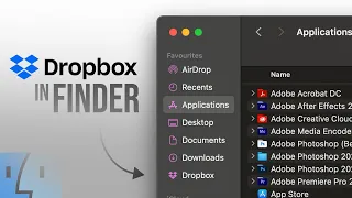 How to Add Dropbox to Finder on Mac tutorial