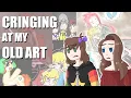 CRINGING at my OLD ART w WonderJox