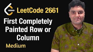 First Completely Painted Row or Column - Leetcode 2661 - Python