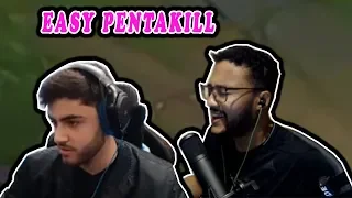 APHROMOO'S REACTION TO INSANE KLED ULT | YASSUO GETS A PENTAKILL THIS TIME | IMAQTPIE | LOL MOMENTS