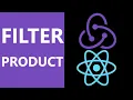 Build React Redux Shopping Cart Part 05 Filter Products Component