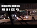 Riding NYC MTA M15 in 2003 Nova Bus RTS-06 POV Forsyth St to South Ferry Whitehall Terminal