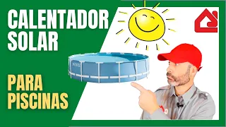How to HEAT your SWIMMING POOL WATER🏊 [FREE!!] INTEX Solar Thermal Heater
