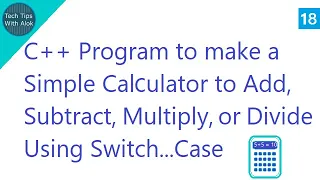 C Program to Make a Calculator to add subtract multiply or divide using a switch case