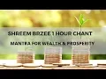 Download Lagu Shreem Brzee Mantra 1 Hour Chant | Mantra For Wealth Consciousness | Pillai Center