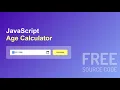 How To Build Age Calculator App Using HTML CSS And JavaScript