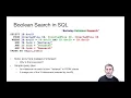 Lecture 15 Part 4 Inverted Indexes and Boolean Logic