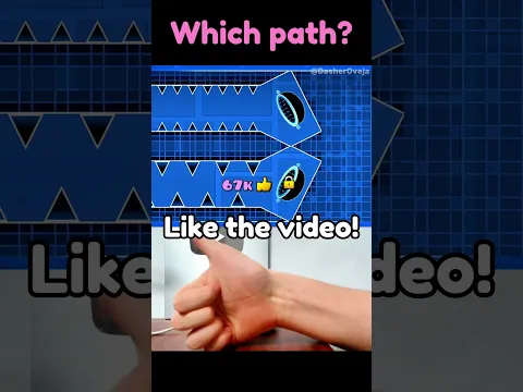 MONTAGEM DELIRIO VS Negative Math Equation Paths in Geometry Dash! #shorts