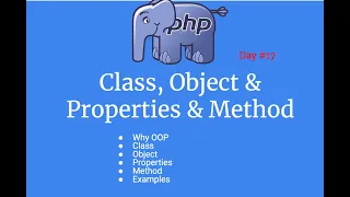 PHP Tutorial OOP - Class Object Property and Method for Object Oriented Programming