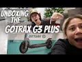 GOTRAX G3 WE BOUGHT AN ELECTRIC SCOOTER unboxing assembly test ride and review