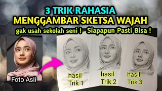 Download 3 teknik rahasia cara menggambar Sketsa wajah agar mirip foto aslinya MP3