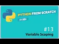 python lesson 13 what is variable scoping