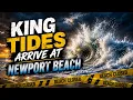 King Tide arrives at Newport Beach