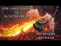 Every Melee Weapon vs Bayle the Dread - Dragon Greatclaw